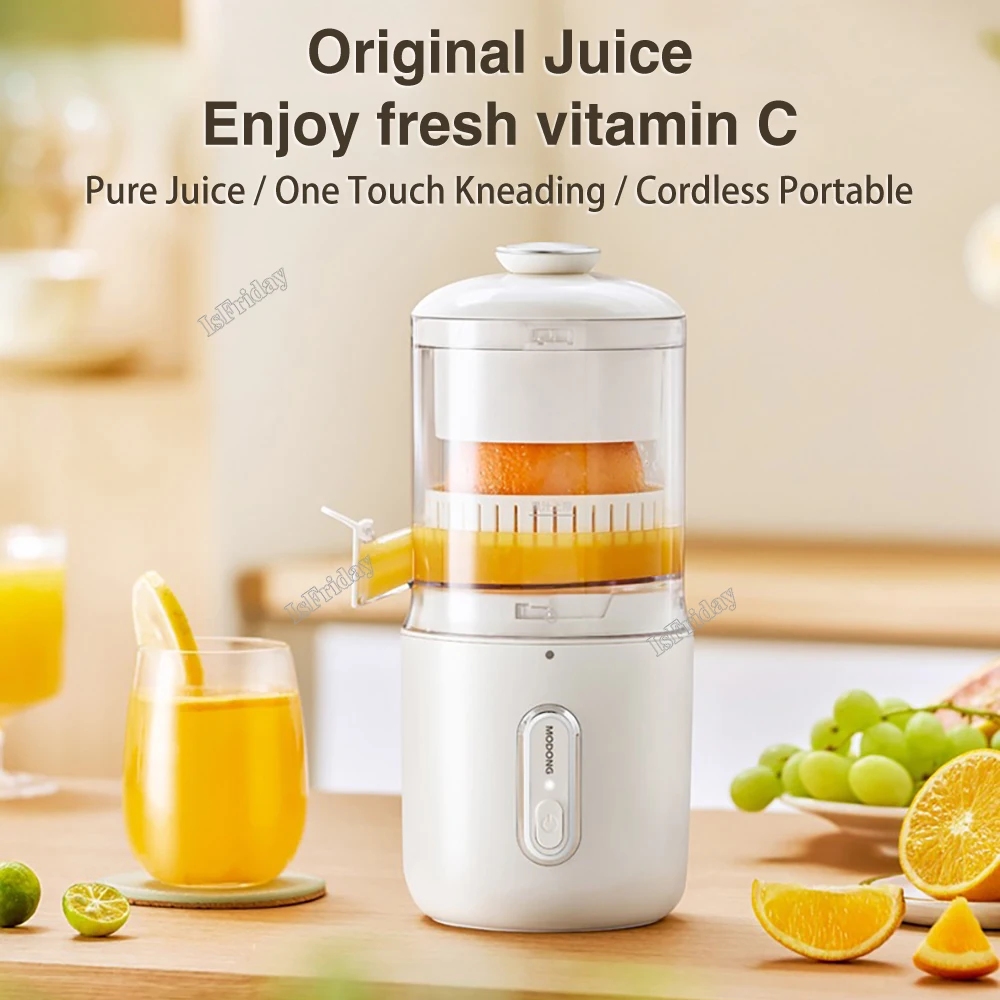 Imagem -02 - Espremedor Elétrico Recarregável Usb Portátil Misturador Espremedor de Frutas Liquidificador de Frutas Suco Fresco Copo de Limão Máquina Doméstica