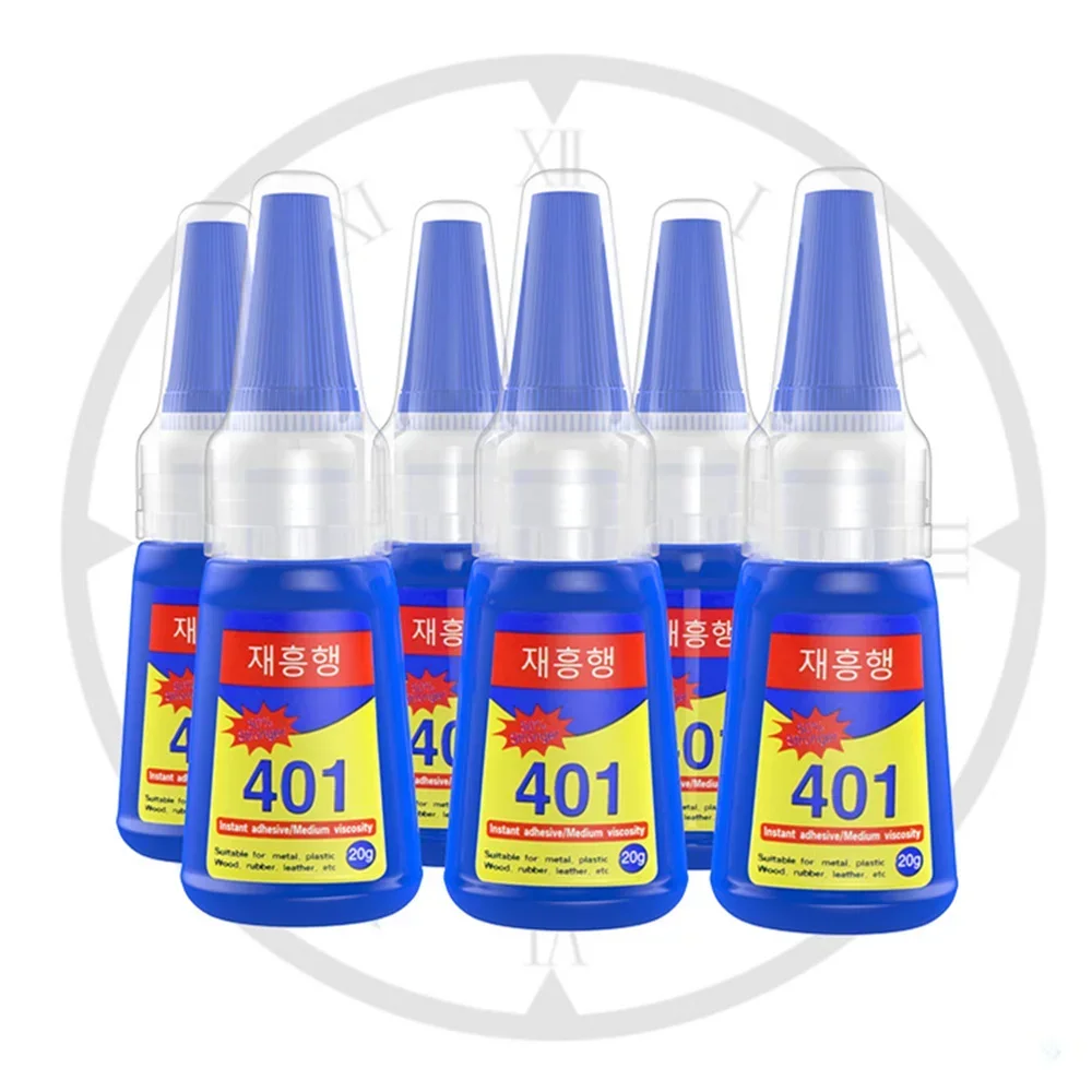 

401 Glue Instant Fast Adhesive 20ML Bottle Stronger Super Glue Multi-Purpose Fix HOT Super Strong Liquid Colorless Adhesive Glue