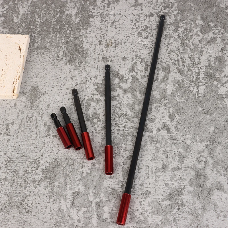 1PC Quick Release Bit Holder Long Handle Screwdriver Tip Holder 1/4" Hex Screwdriver Drill Bit Holder Extension Rod