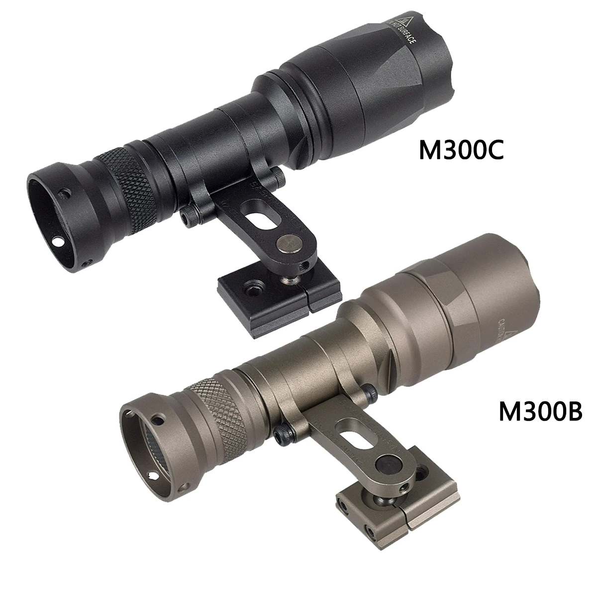 Surefire M300 Flashlight Helmet Mount For ARC Helmet or 20mm Picatinny Rail SF M300B M300C M300V Series LED Scout Light