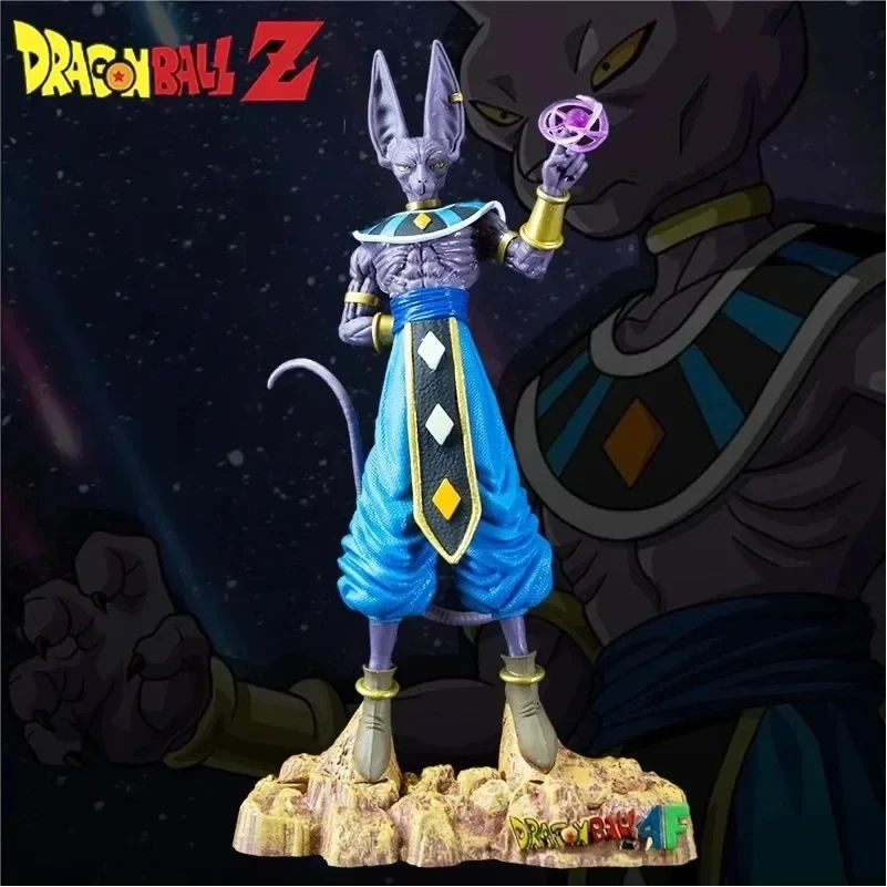 In Stock 30cm Anime Dragon Ball Z Beerus Figure Super God of Destruction Figures Collection Model Toy For Children Gifts