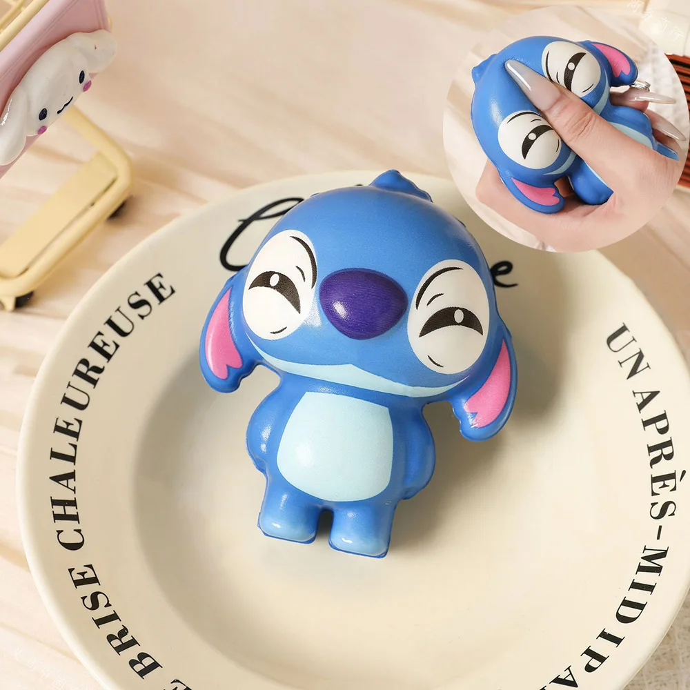 

Kawaii Stitch Decompression Toy Cartoon Stress Relief Model Anti-Stress Slow Rebound Doll Squeeze Figure Healing Gift for Friend