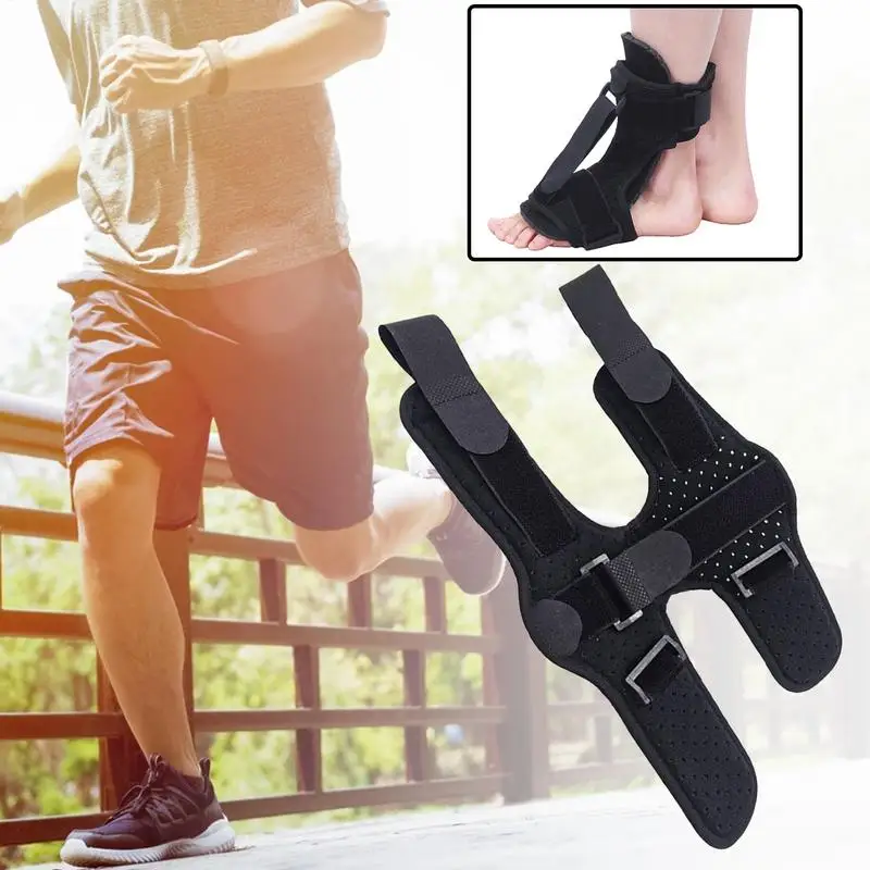 Dorsal Night Splint Adjustable Night Splint Relief Walking Foot Drop Heel Support Ankle Brace Breathable Feet Boot For Home &