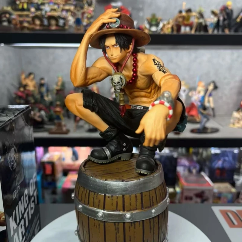 

One Piece Portgas·D· Ace 29cm Anime Figurine Model Peripheral In Stock Desktop Ornaments Model Toy Xmas Gift