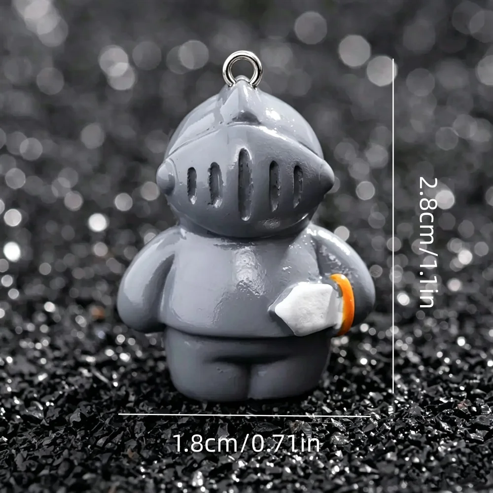 10pcs Resin Armor Soldier Charms Pendant For Diy making Necklace Pendant Jewelry And Accessories ﻿
