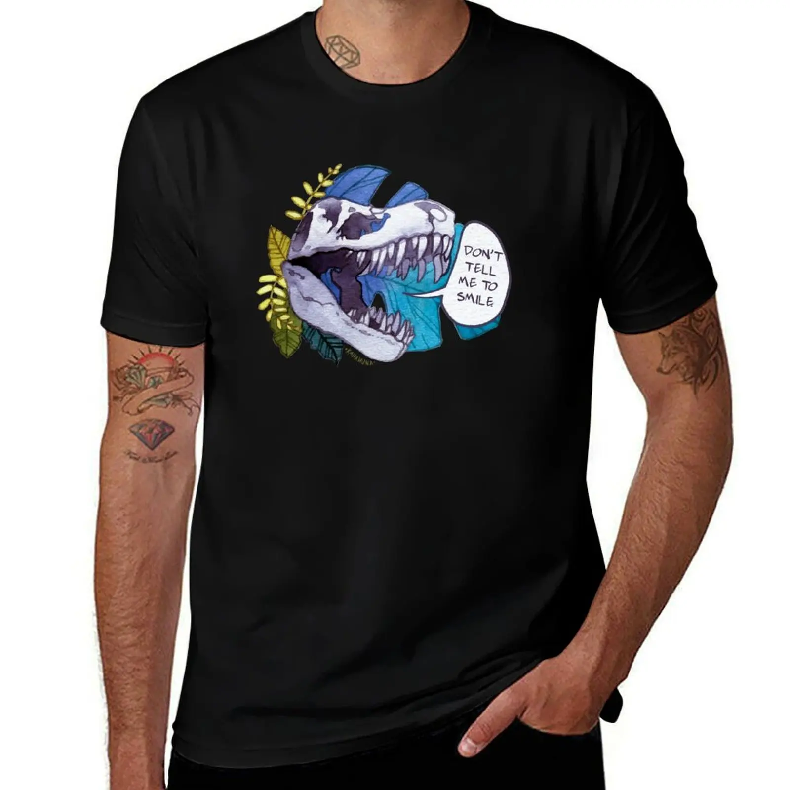 She-Rex - Don't tell me to smile T-Shirt Lightweight Sport Basic T-Shirt