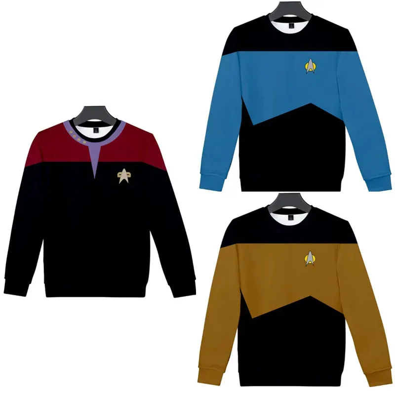 

Горячая кинозвезда Trek Star Falle, свободная толстовка унисекс для взрослых, уличная одежда с длинными рукавами, толстовка для косплея, повседневное пальто, пуловер с капюшоном