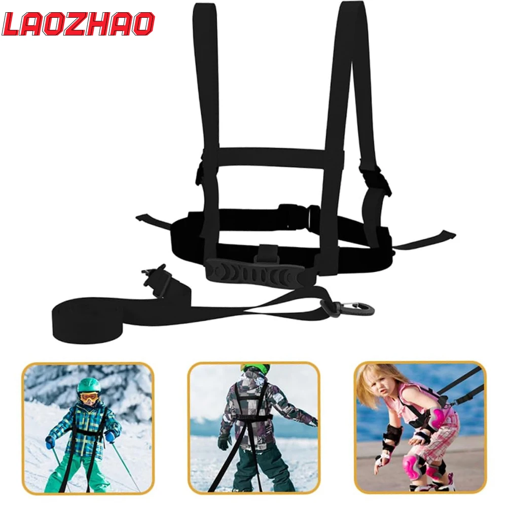 

1PCS Kids Ski Harness,Skating Shoulder Harness with Adjustable LeashSnowboard Skating Training Harness for Winter Outdoor Sports