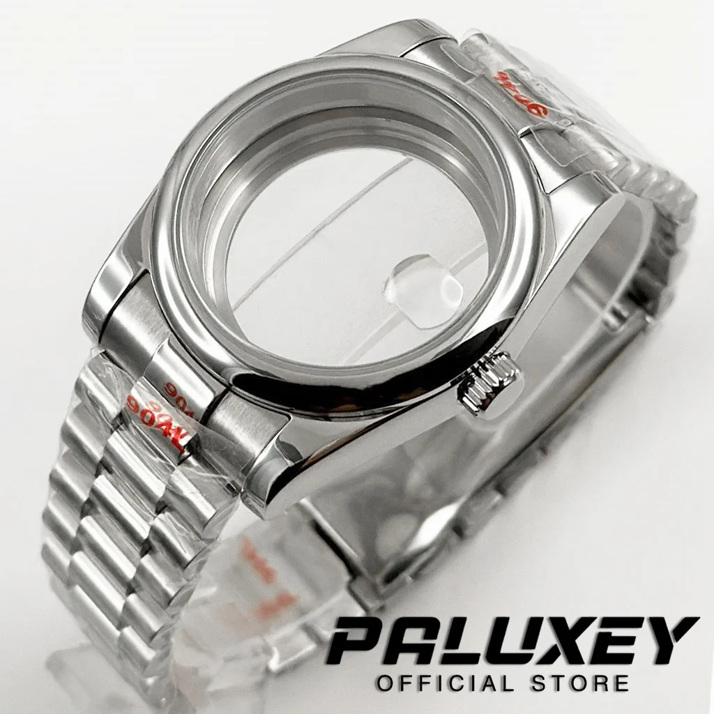 

Корпус для часов NH35 Presidential Bracelet, серебристый, 36 мм/40 мм, круглый безель, сапфировое стекло, водонепроницаемый, для механизмов NH34, NH35, NH36, ETA2824.