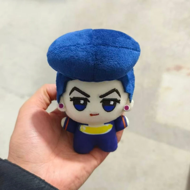 10cm JoJo Bizarre Adventure Plush Doll Keychain Stuffed Figure Backpack Pendant Cute Q Version Anime Character Birthday Gift