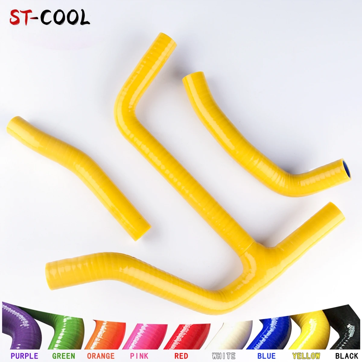 FOR SUZUKI RMZ 250 RM-Z 250 RMZ250 2010 2011 2012 Radiator Coolant Hoses Silicone Tubes Kit Piping 3Pcs 11 Colors view 2