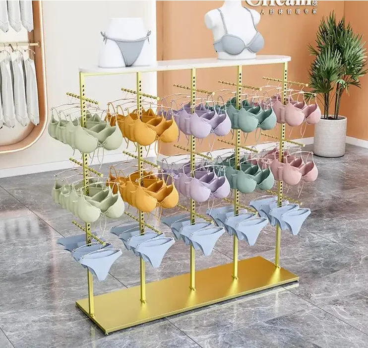 

Underwear store shelf bra underwear display rack lifting adjustment double-sided hanging bra shorts Nakajima display shelf