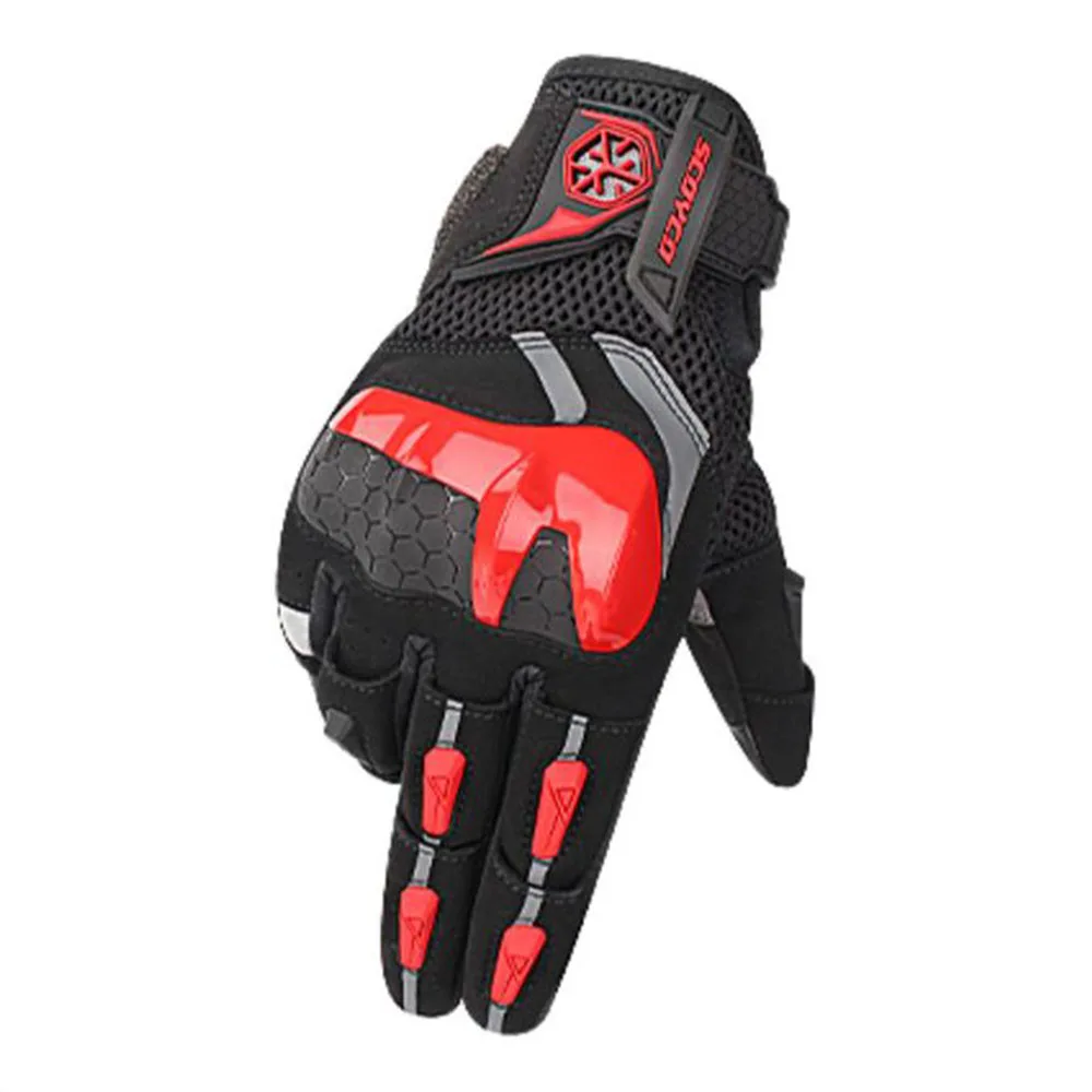 Breathable Women's Motorcycle Gloves Wear-resistant Motocross Black Gloves Anti-slip Biker Gloves Anti-fall Motorcycle Equipment