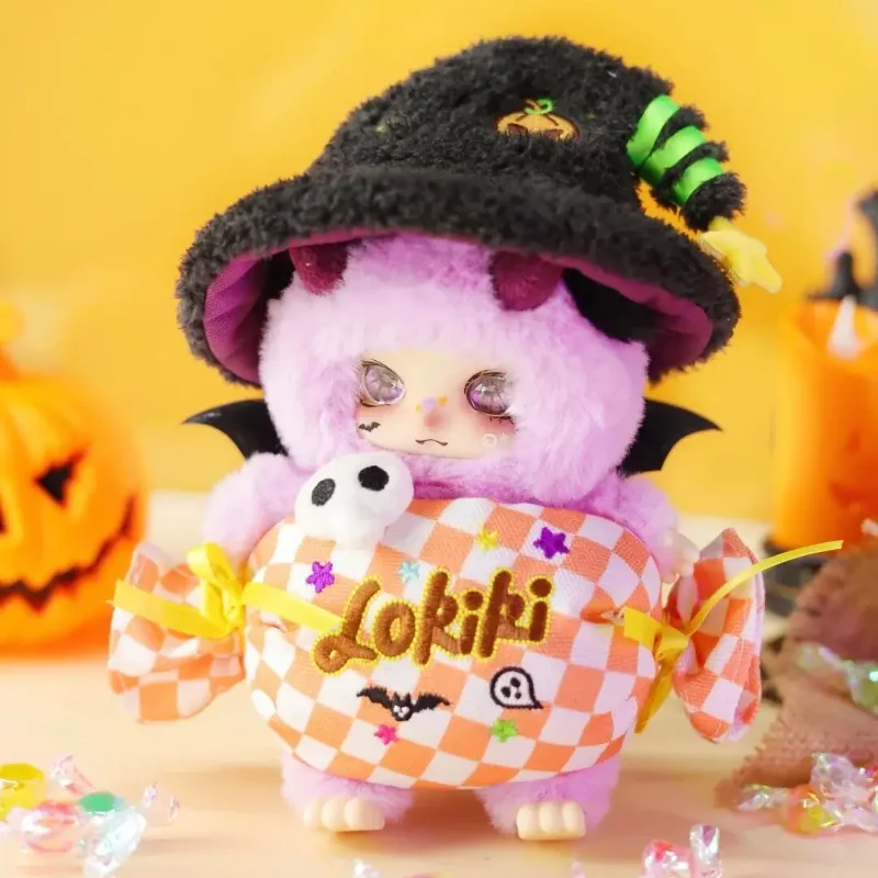 جديد حقيقي Lokiki خدعة أو علاج سلسلة الهالوين صندوق أعمى لينة أفخم اليقطين الجمجمة تحصيل لعبة ديكور المنزل هدية الهالوين