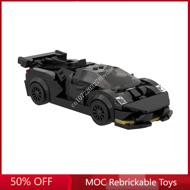 318PCS MOC Speed Champions Lamborghinied Sportscar Model Building Blocks Technology Bricks DIY Creative Assembly Kids Toys Gifts