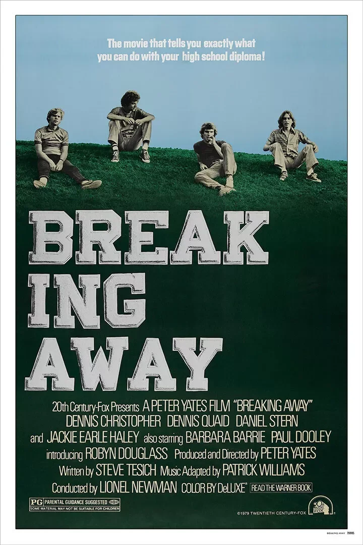 

BREAKING AWAY Movie Art Picture Print Silk Poster Living Room Decor Home Wall