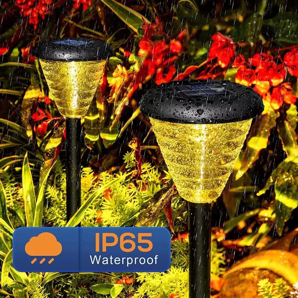 Solar Garden Lights RGB Outdoor Waterproof Lawn Light Color Changing Pathway Decor Lighting Solar Led Light Landscape Walkway