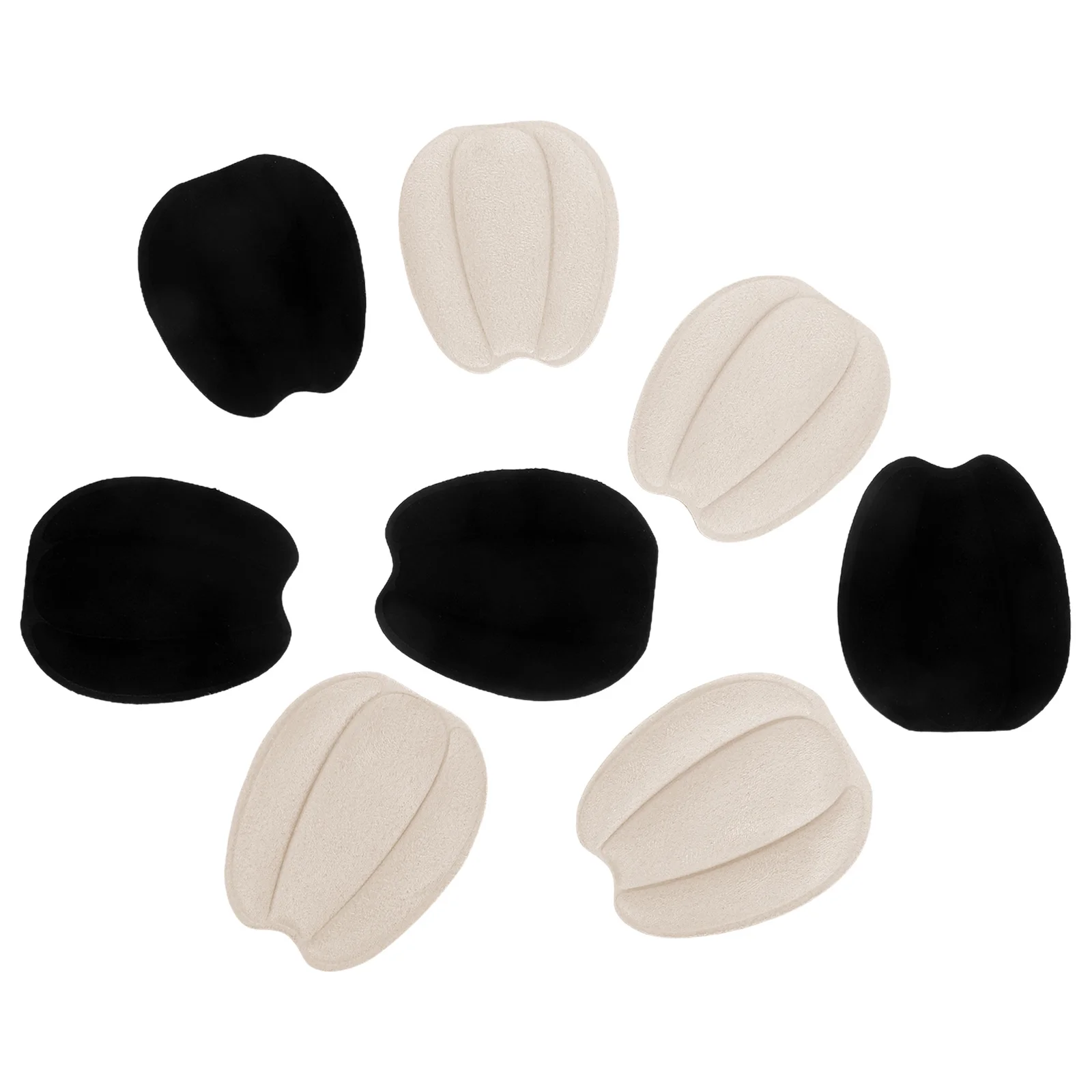 4Pair Anti-Slip Heel Grips for Women Shoe Inserts with Cushion Adhesive Tongue Pads Comfort Fit Walking Running Daily Use