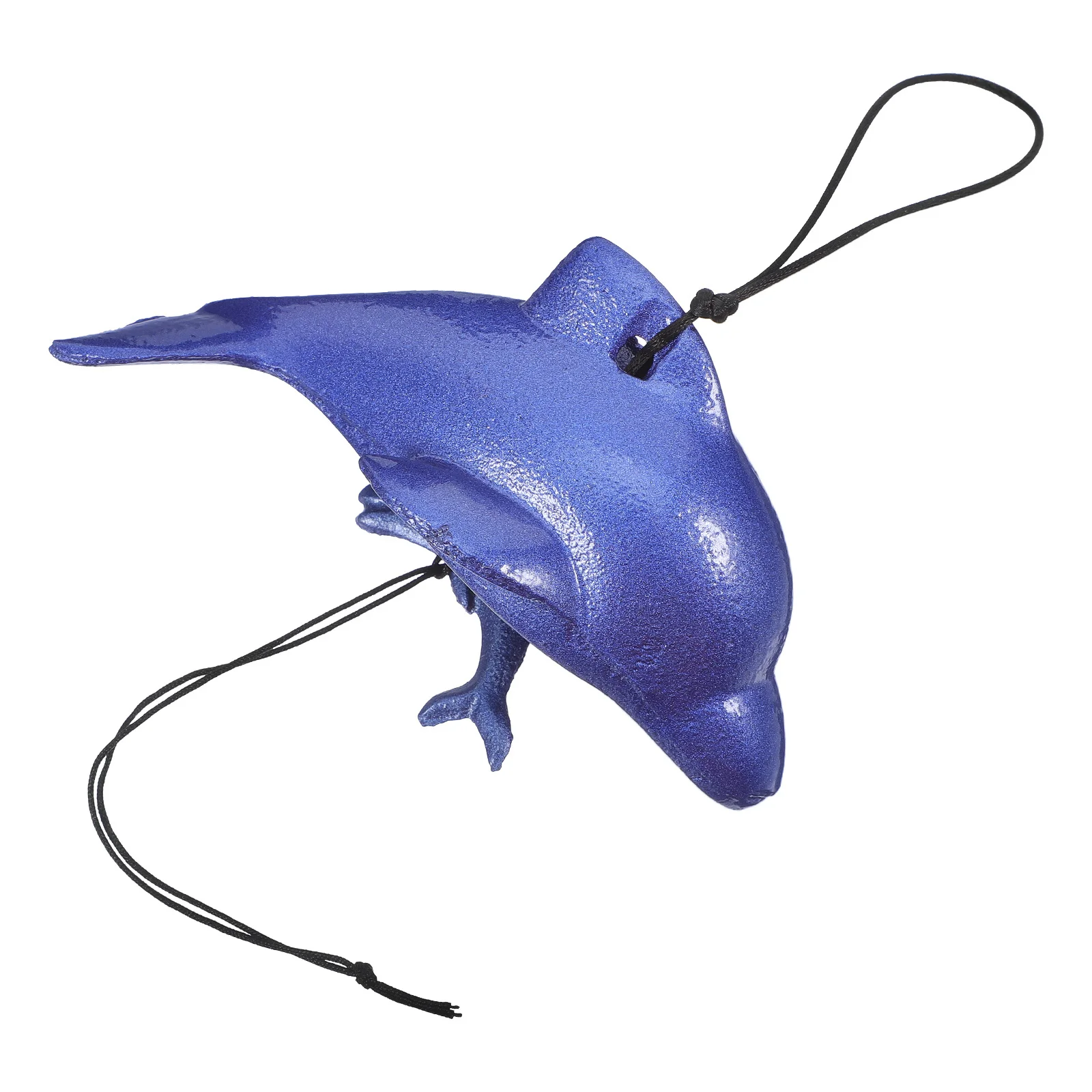 

Japanese Cast Iron Dolphin Wind Chime Vintage Retro Outdoor Hanging Bell Clear Sound Metal Ornament for Balcony Patio Home