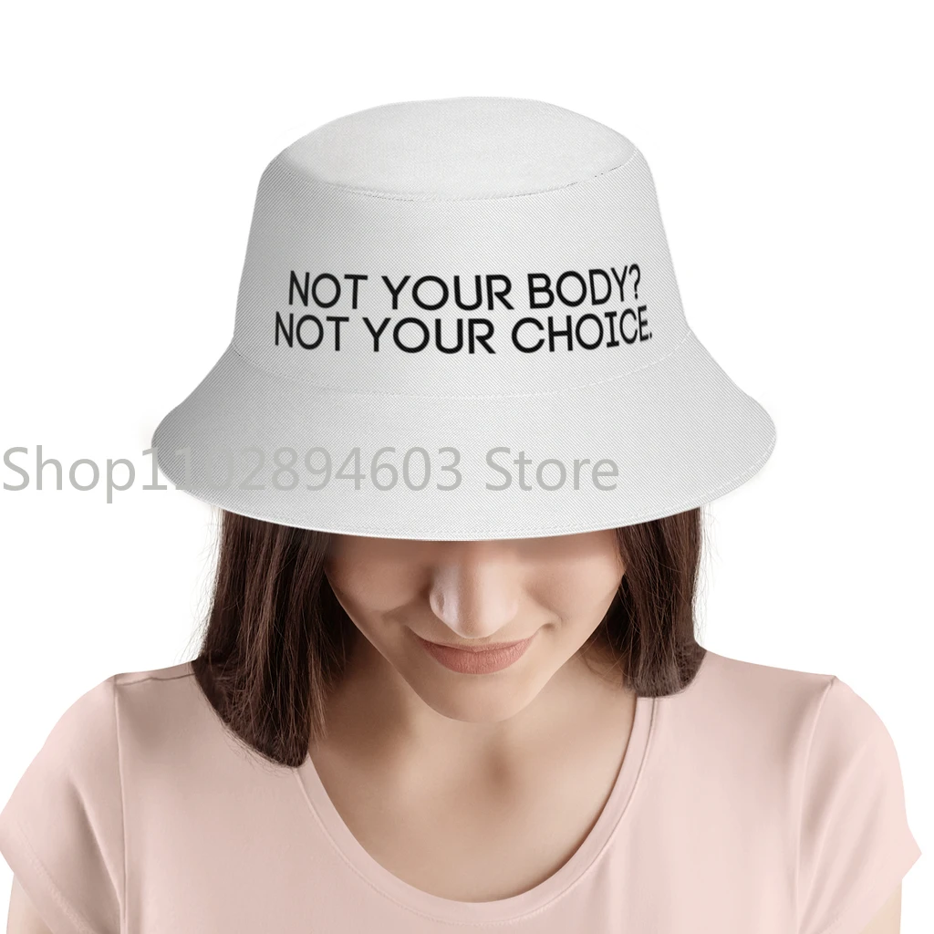 2024 New Summer Pro-Choice Abortion Rights Bucket Hats for Unisex  Outdoor Travel Foldable Bob Fishing Hats Girls Boys Sun Cap