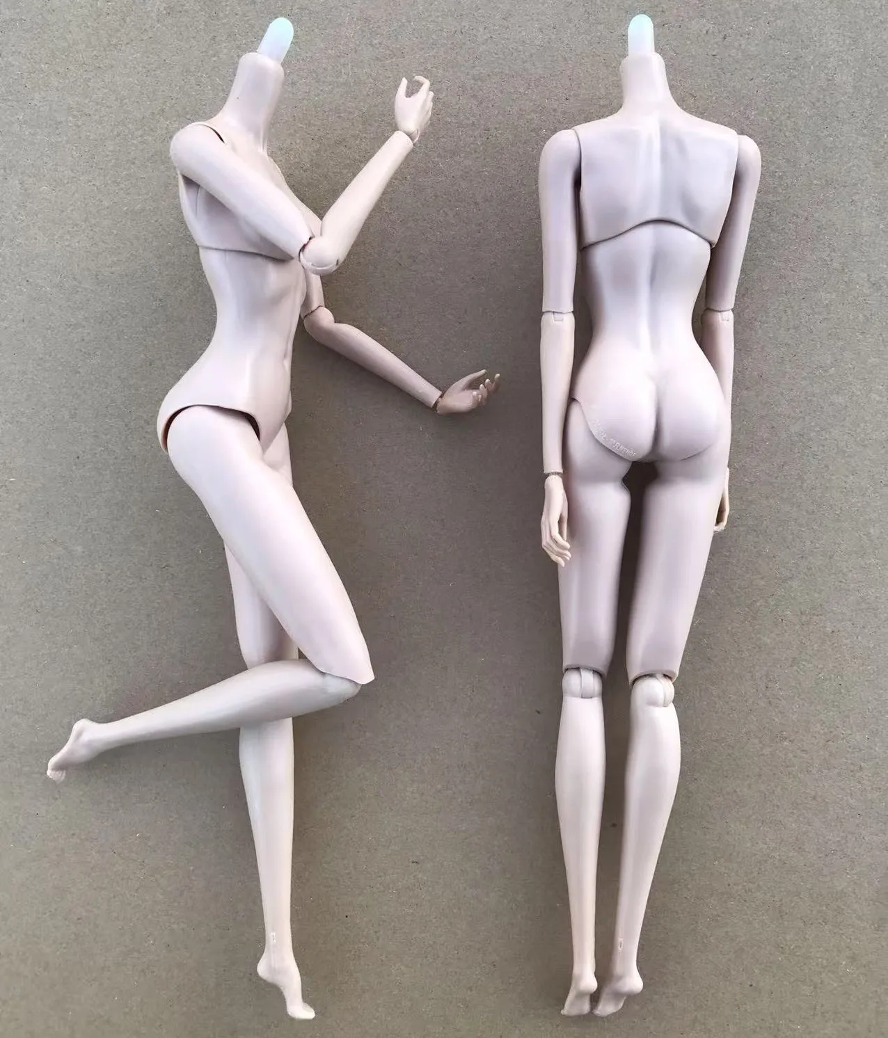 MENGF 1/6 Doll Figures Super White Pink Beige Japan Skin Body for Girls DIY Dressing Toy Kids Christmas New Year Gift