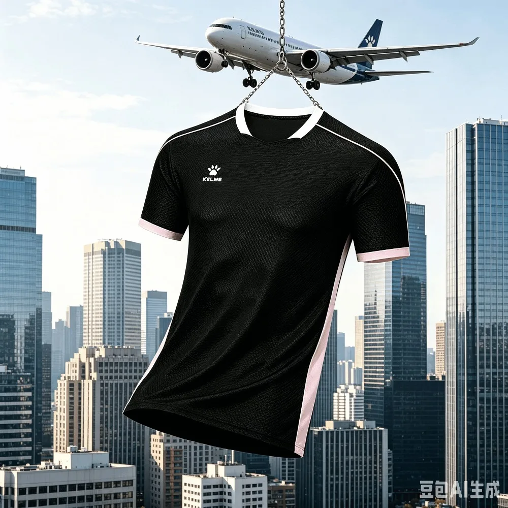 KELME Men’s Summer Essential Ice-Feel T-Shirt: Say Goodbye to Stuffy Heat—High-Elasticity, Quick-Drying Short-Sleeve Tee