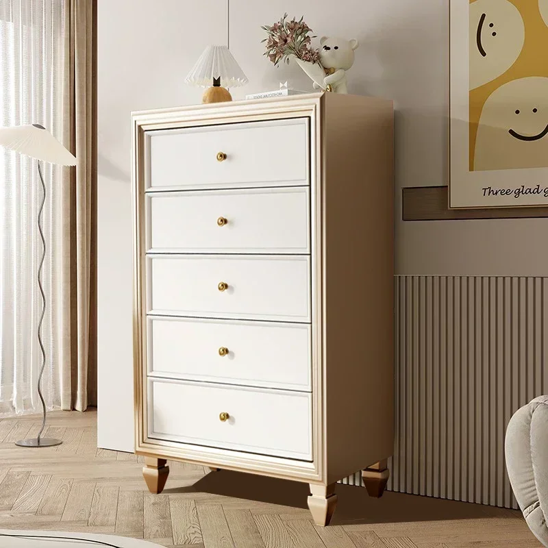 Painted solid wood drawer cabinet, dining cabinet, bedside table, modern living room, bedroom storage cabinet