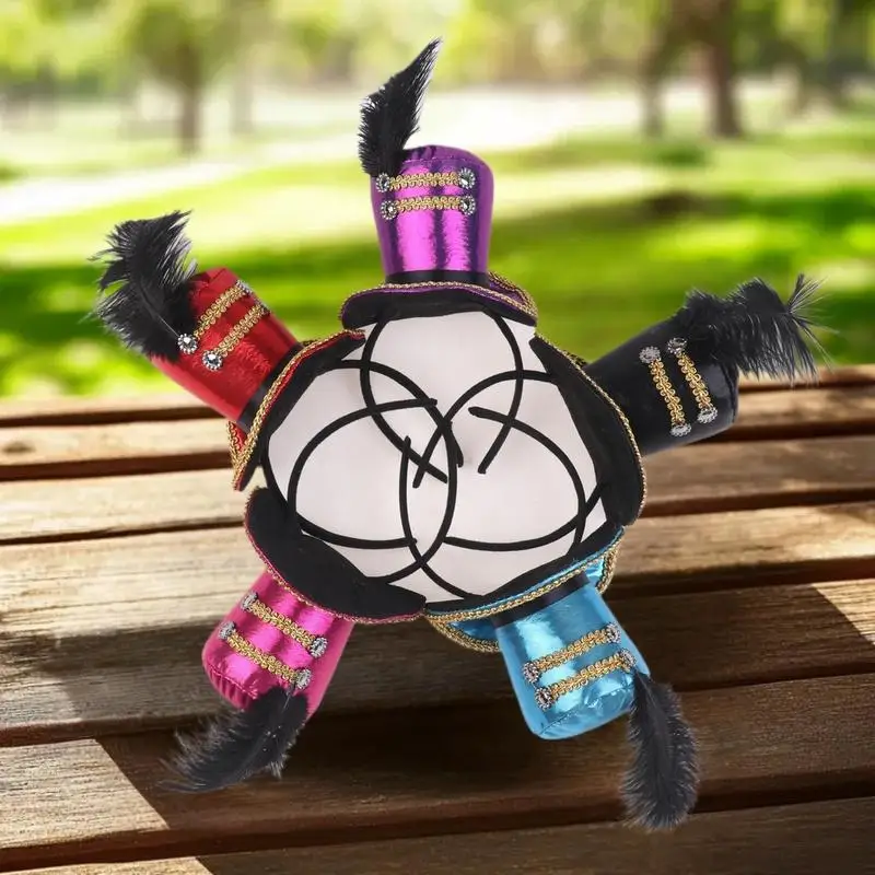 Cosplay haarhoepelaccessoire, mini-hoge hoed met veer voor circuscircusdirecteurkostuum, geschikt voor volwassenen en kinderen