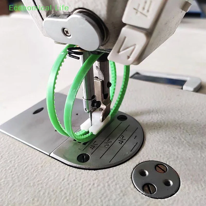 1 роликовая прижимная лапка T350, двухсторонняя роликовая плоская автомобильная прижимная лапка с пластиковым кольцом, левая и правая односторонняя прижимная лапка для кожи