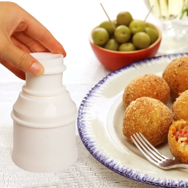 Manufacture of Rice Balls Gourmet Molds Cone and Round Rice Ball Maker Kitchen Gadget Set for Rice / Steamed Buns / Meatballs