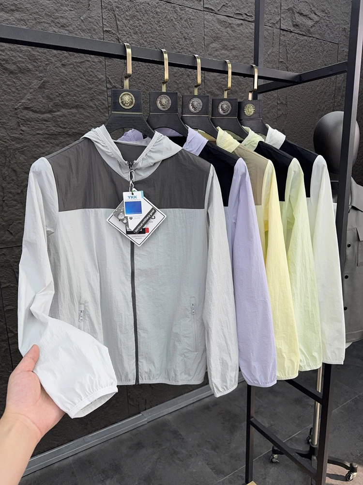 

Svip High Aesthetic UPF50 Men's Summer Outdoor Hooded Breathable Sun Protection Clothing Couple's Faion Outerwear