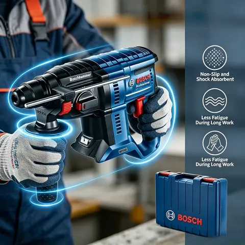 BOSCH GBH 180-LI 18V Brushless Cordless Rotary Hammer SDS PLUS Percussion Power Tool for Concrete Masonry Drilling