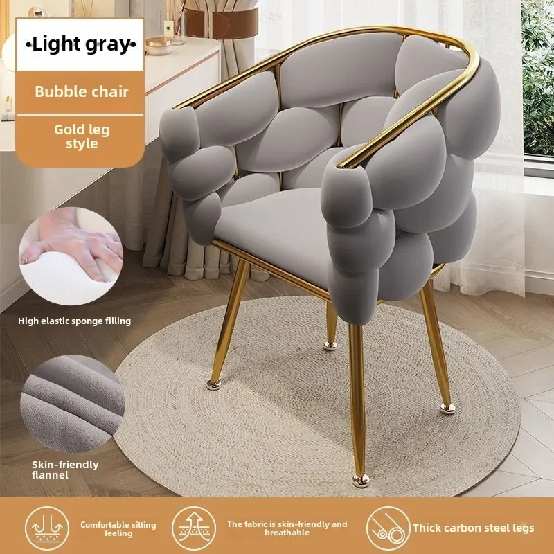 Formwell Leisure Single Sofa Chair Velvet Armchair with Gold Legs Makeup Chair with Upholstered for Living Room Bedroom