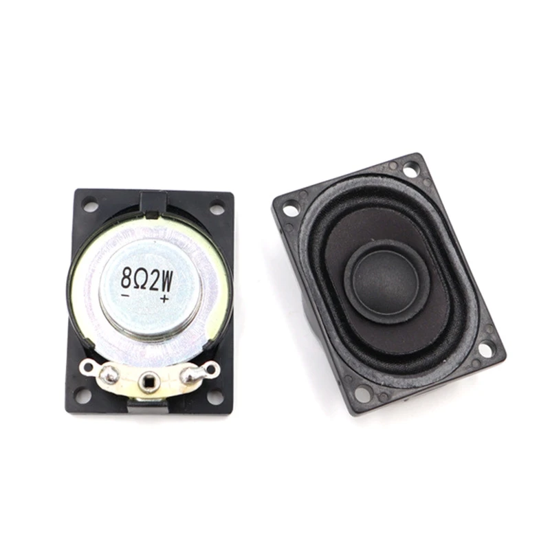 2pcs 2W 8 ohm Speakers Horn 2840 Amplifier Rubber Gasket Loudspeaker 28x40mm LCD Loud Speaker Iron+Plastic