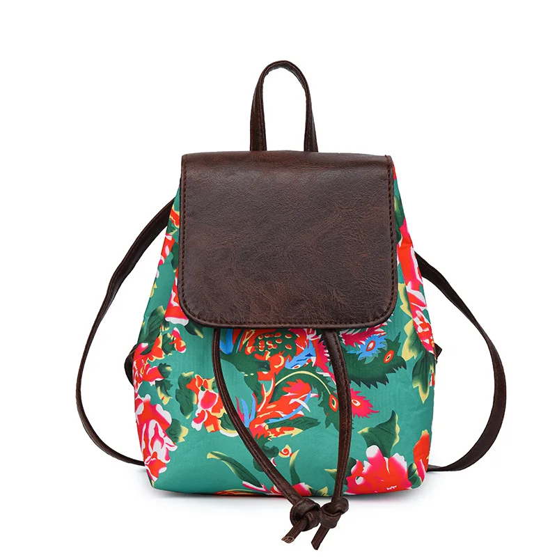 Mochila con diseño Popular de flores, nueva mochila de viaje informal para viaje diario, combina con todo, creativa, divertida, tendencia de chicas dulces, personalidad