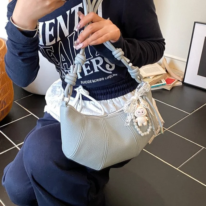 Популярная сумка-мессенджер на плечо, женская кожаная, элегантный стиль роскошного дизайнера