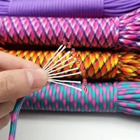 New Color Dia 4 MM 31 Meters 9 stand Cores Paracord Parachute Cord Lanyard Tent Rope For Hiking Camping Clothesline DIY Bracelet