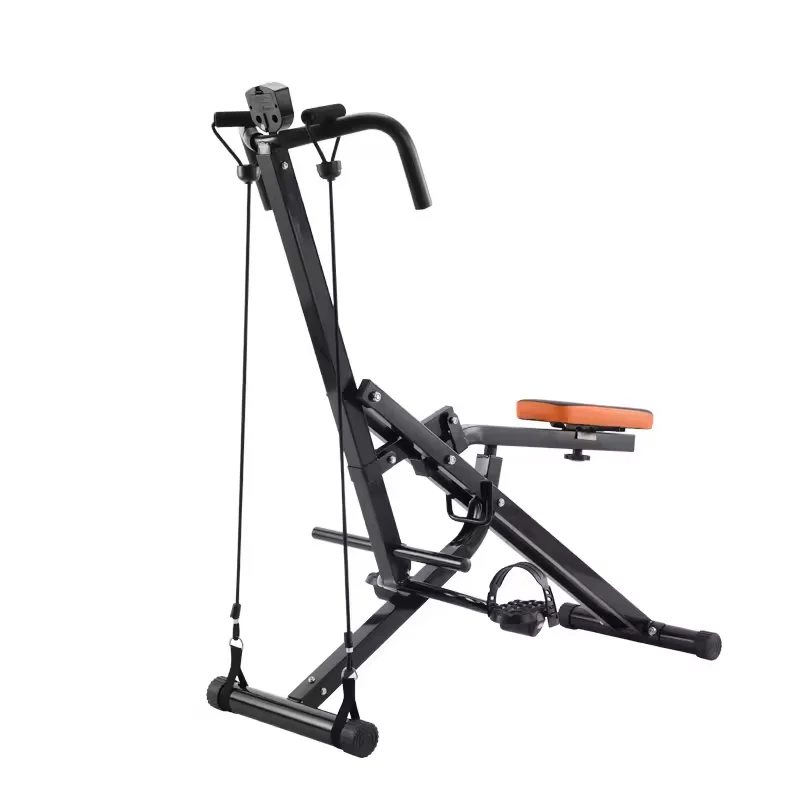 Máquina de Ejercicio Abdominal Plegable Total Crunch, Simulador de Equitación, Equipo de Gimnasio en Casa