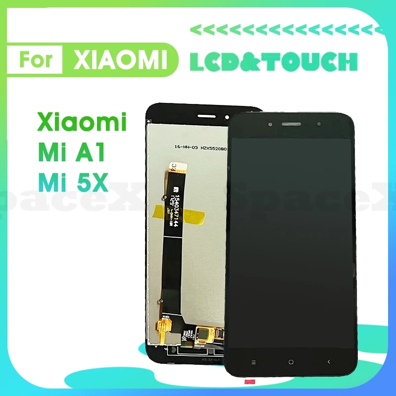 

Mi5X 5.5"Tested For Xiaomi MiA1 Mi5X LCD Display Touch Digitizer Assembly Replacement Phone Screen Xiaomi Mi A1 lcd Mi 5X lcd