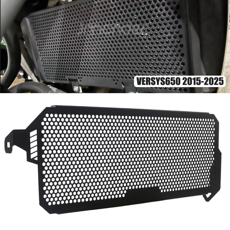 Motorcycle Radiator Grill Guard Grille Protector Cover For Kawasaki Versys 650 2015-2019 2020 2021 2022 2023 2024 Versys650 2025