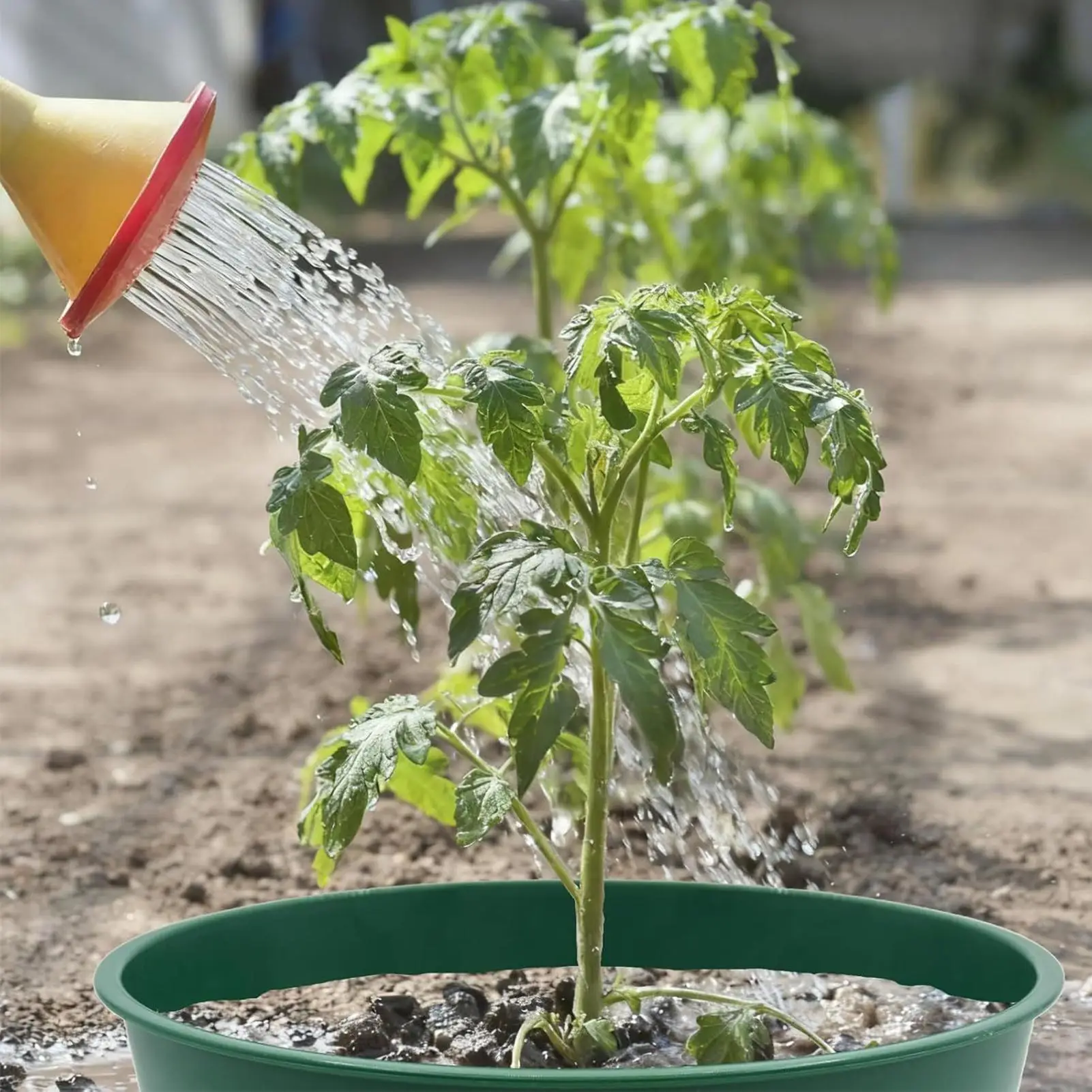 

Кольцо для растений, глубокая раковина для орошения овощей, защитное кольцо для растений, овощей, цветов, деревьев, помидоров, лозы, розы, кустарников