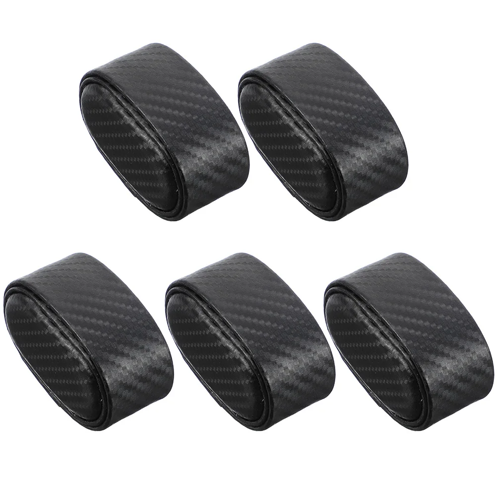 

5pcs Black Carbon Fiber PU Small Pillow Soft Flannel Cushion for Watch Bracelet Jewelry Display Storage