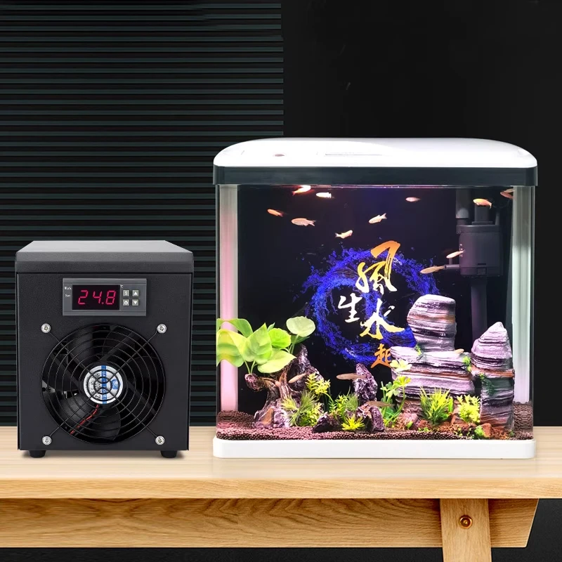 Chiller fish tank small aquarium circulation constant temperature household small cold and warm dual-purpose refrigerator fish f
