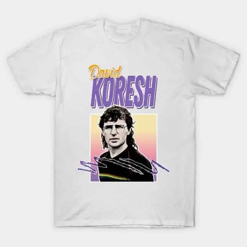 David Koresh 90s Style Aesthetic Tribute Design T Shirt