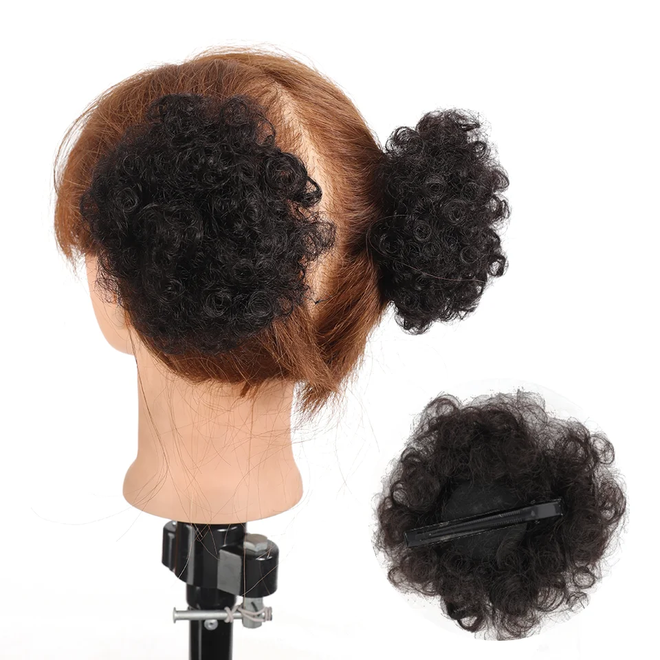 2 Pcs Small Size Synthetic Afro Puff Hair Buns