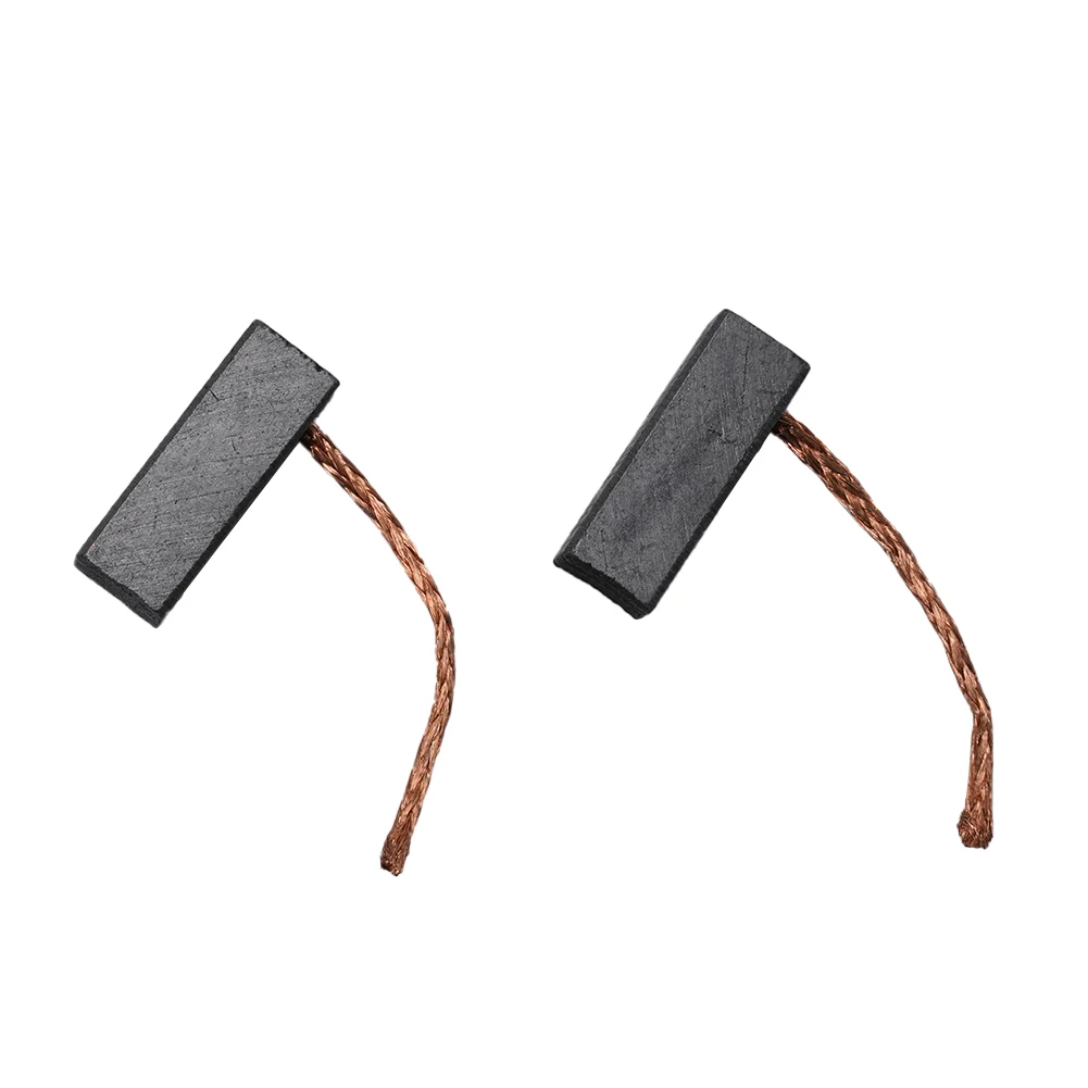 Reliable Carbon Motor Brushes for Power Tool Maintenance and Repair Suitable for Many Different Applications (2 Pack)