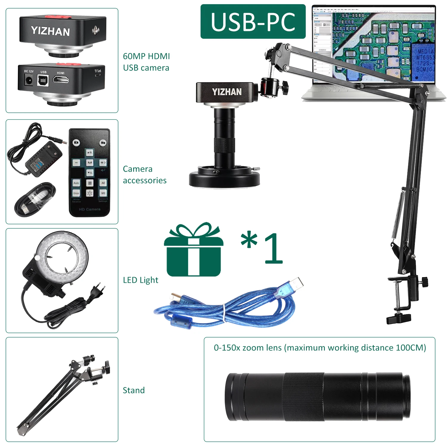 60MP 4K HDMIUSB