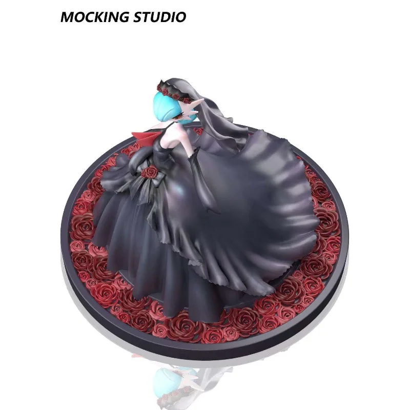 MOCKING STUDIO Flower Wedding Series GK Mega Black Wedding Dress Chanel 1/20 Collection Ornaments