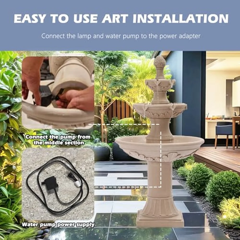Italian Outdoor Water Fountain 48.4