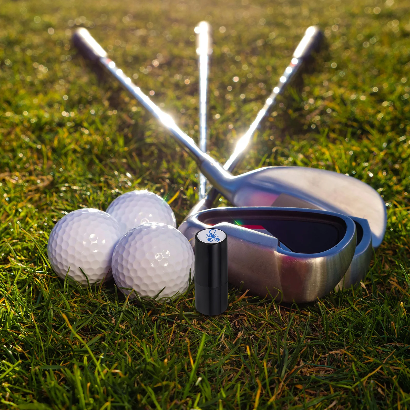 

Golf Ball Stamp Marker Waterproof Quick Drying Permanent Custom Golf Ball Marking Tool Easy Identification for Tournament